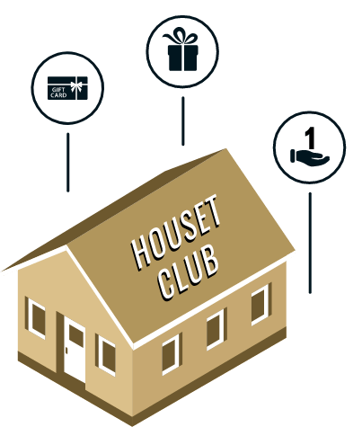 お得な情報や特典をゲットできるハウセットクラブ